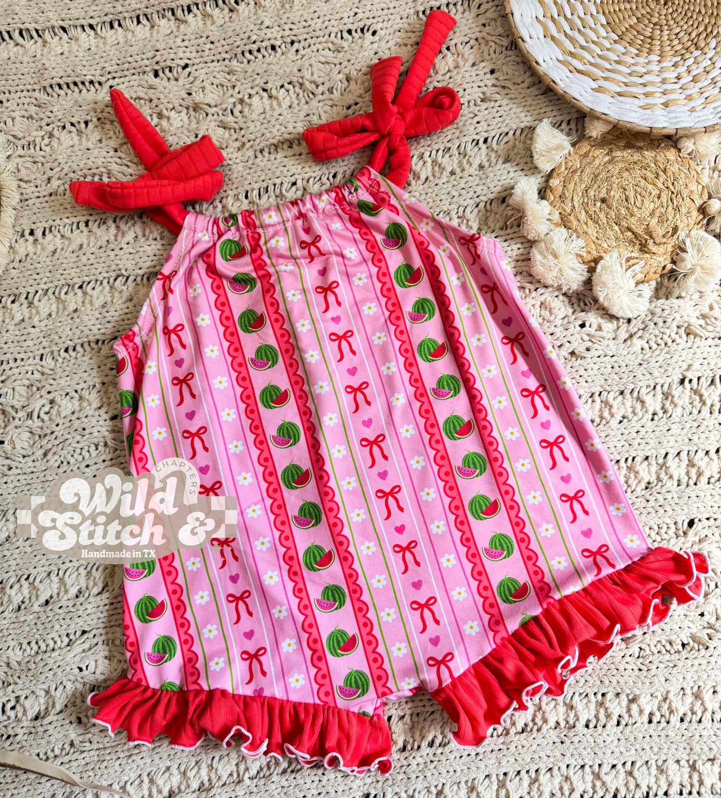 RTS 18/24M Rose Romper