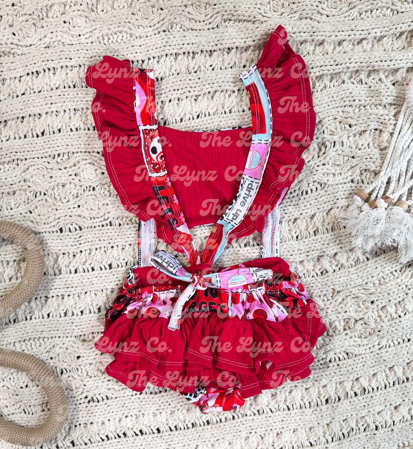 RTS 3T Tie Back Romper