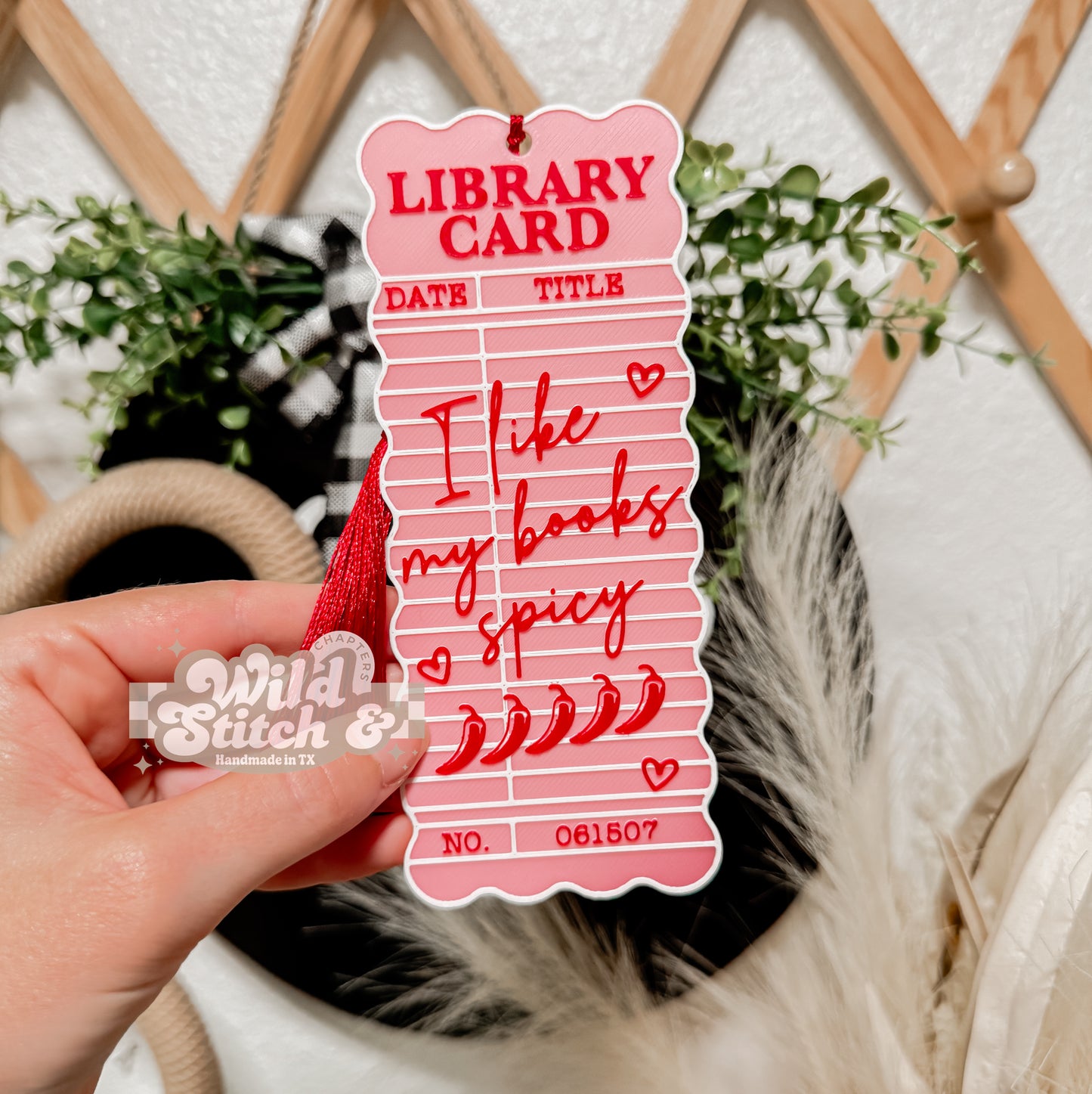 3D Printed “Library Card” Bookmark