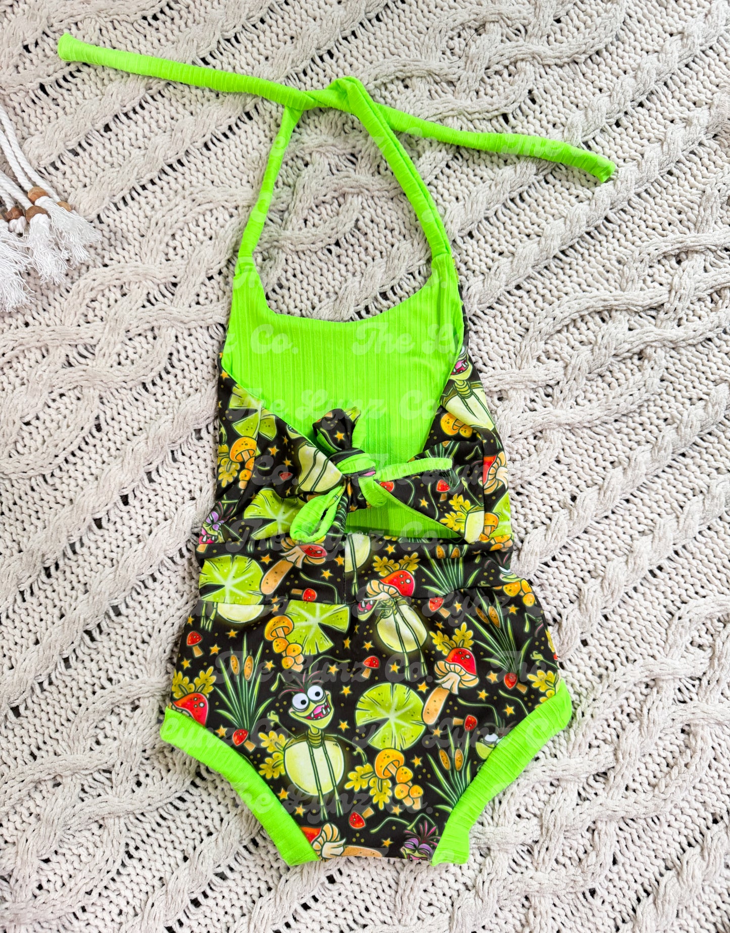 MTO: Halter & Tie Back Romper