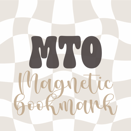 MTO Custom Magnetic Bookmarks