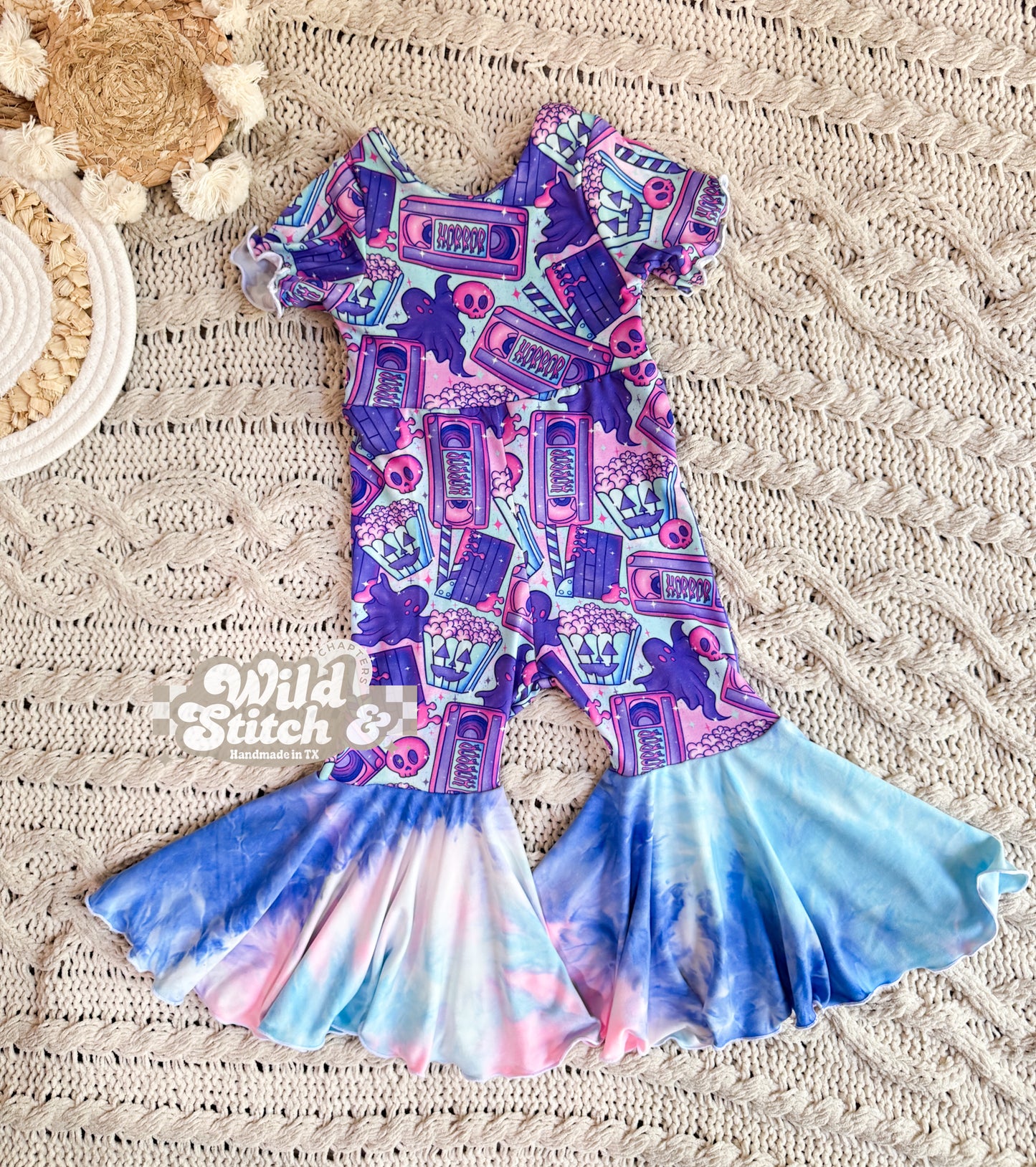 RTS 6/9M “Horror Movies” Bell Romper