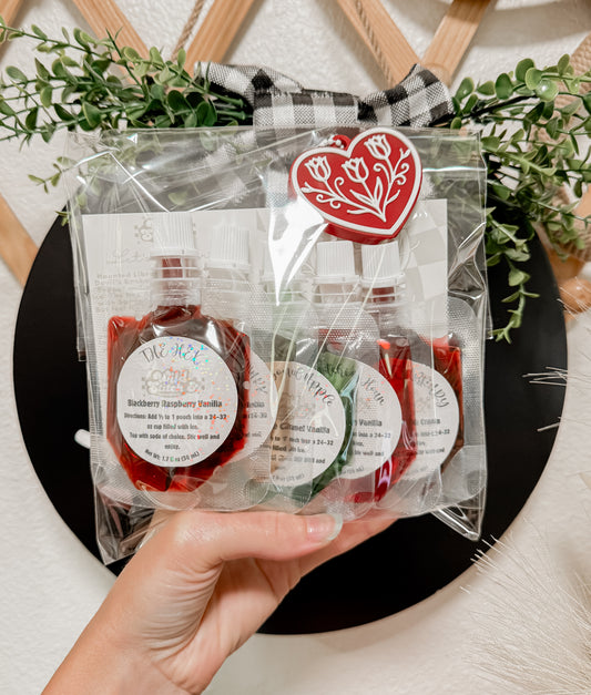 Package Fillers: 20 Mini Dirty Soda Syrups