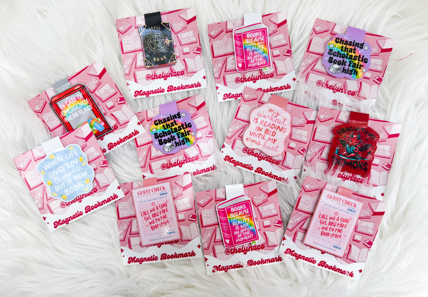 RTS Magnetic Bookmarks – Cute & Bookish Page Savers | Multiple Styles Available