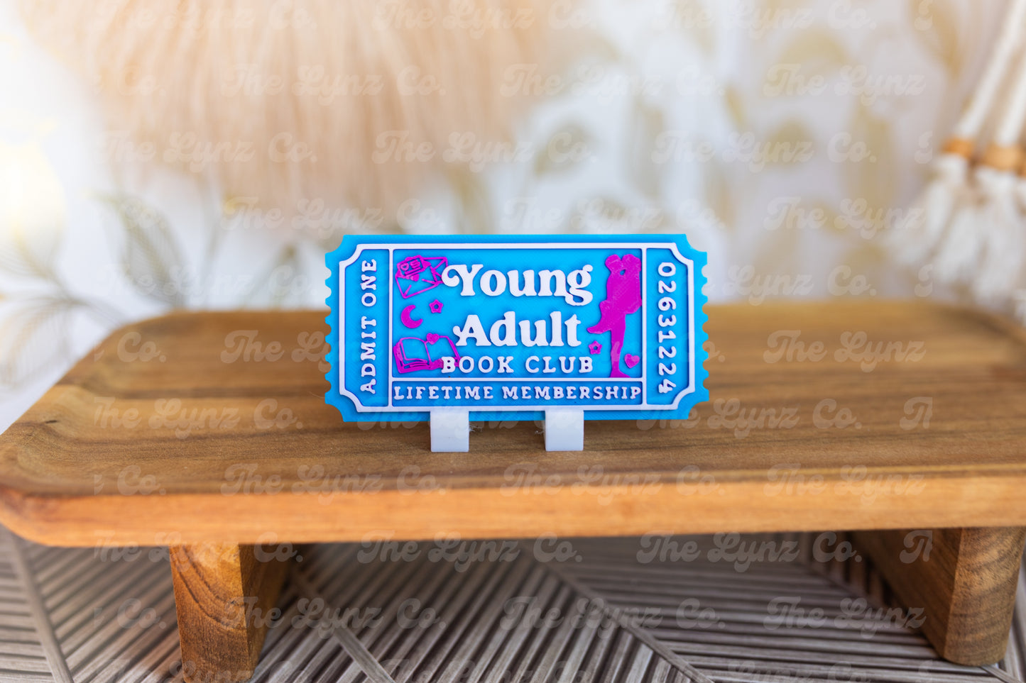 RTS Young Adult Ticket Shelf Decor