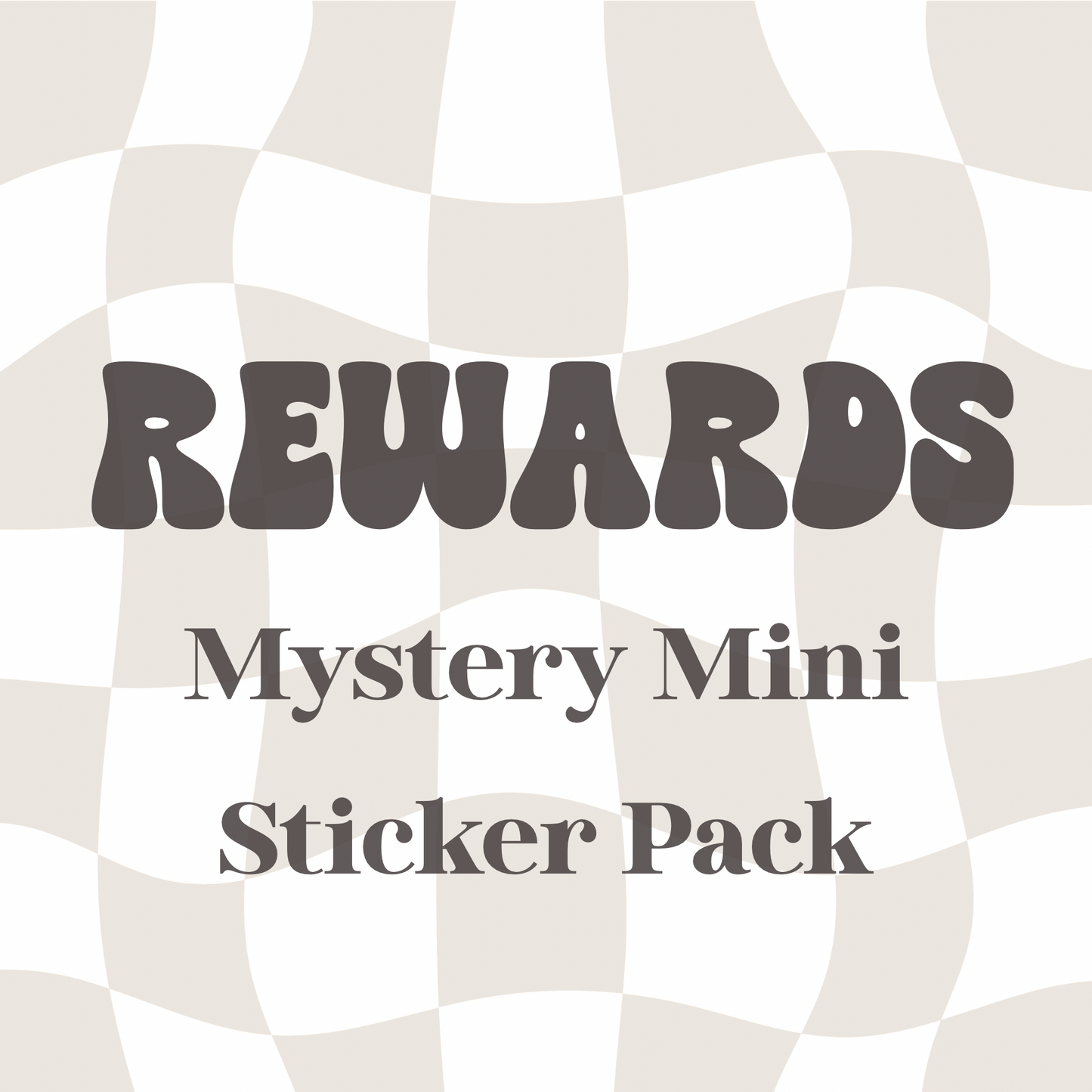 Rewards Mystery Mini Sticker Pack