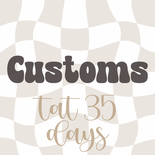 MTO: Customs Handmade Clothing
