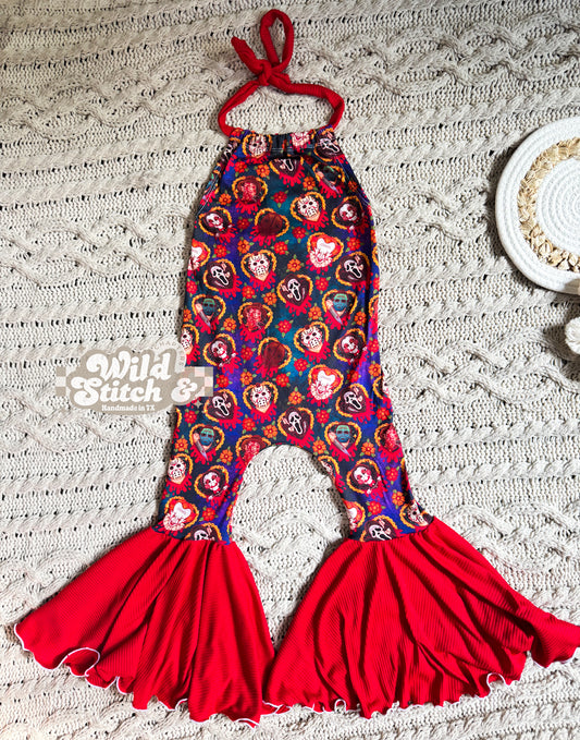 RTS 3T Horror Characters Halloween Frida Romper