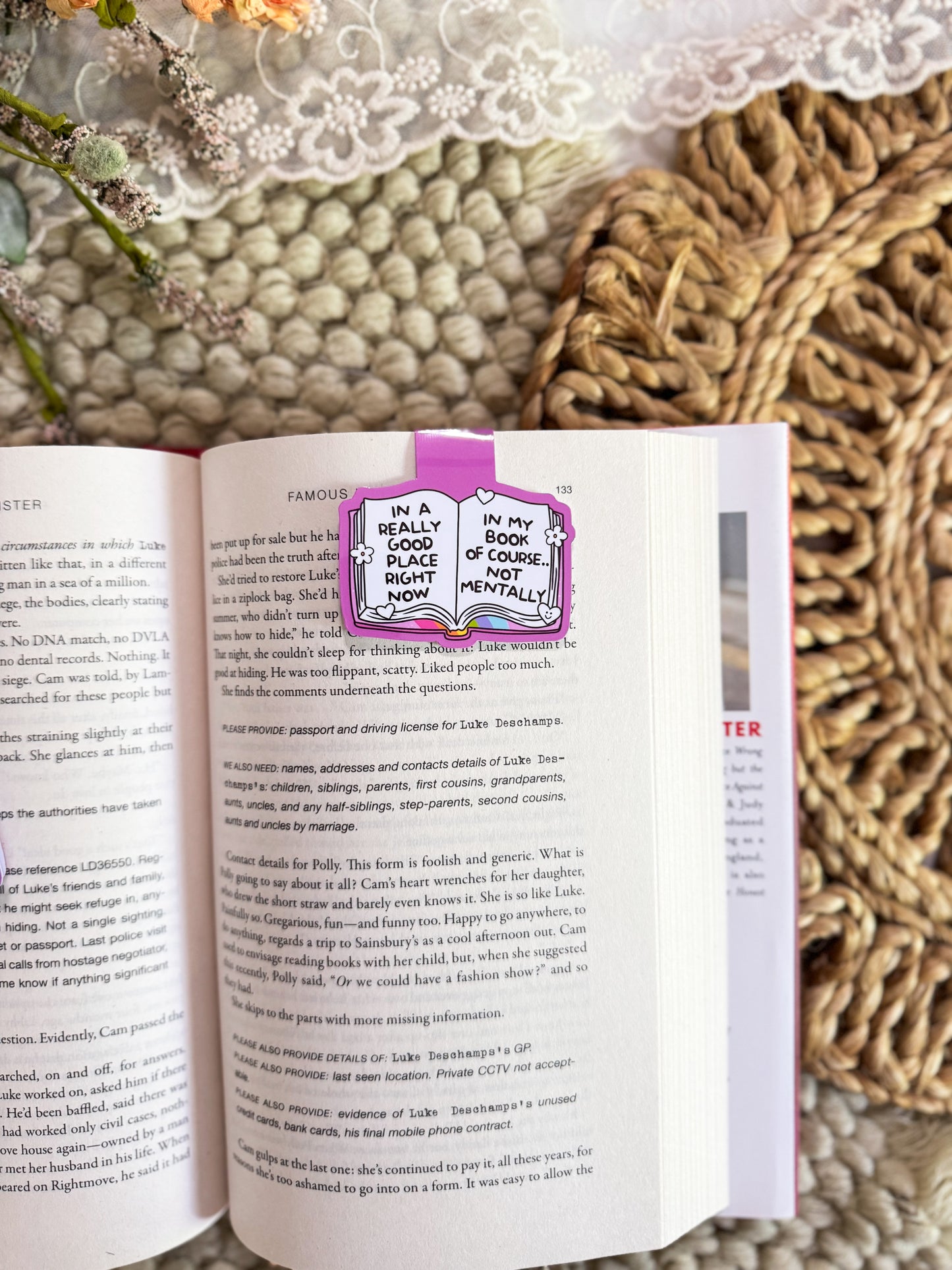 RTS Magnetic Bookmarks – Cute & Bookish Page Savers | Multiple Styles Available