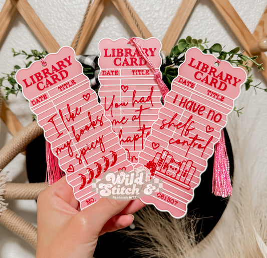 RTS 3D Printed “Library Card” Bookmark