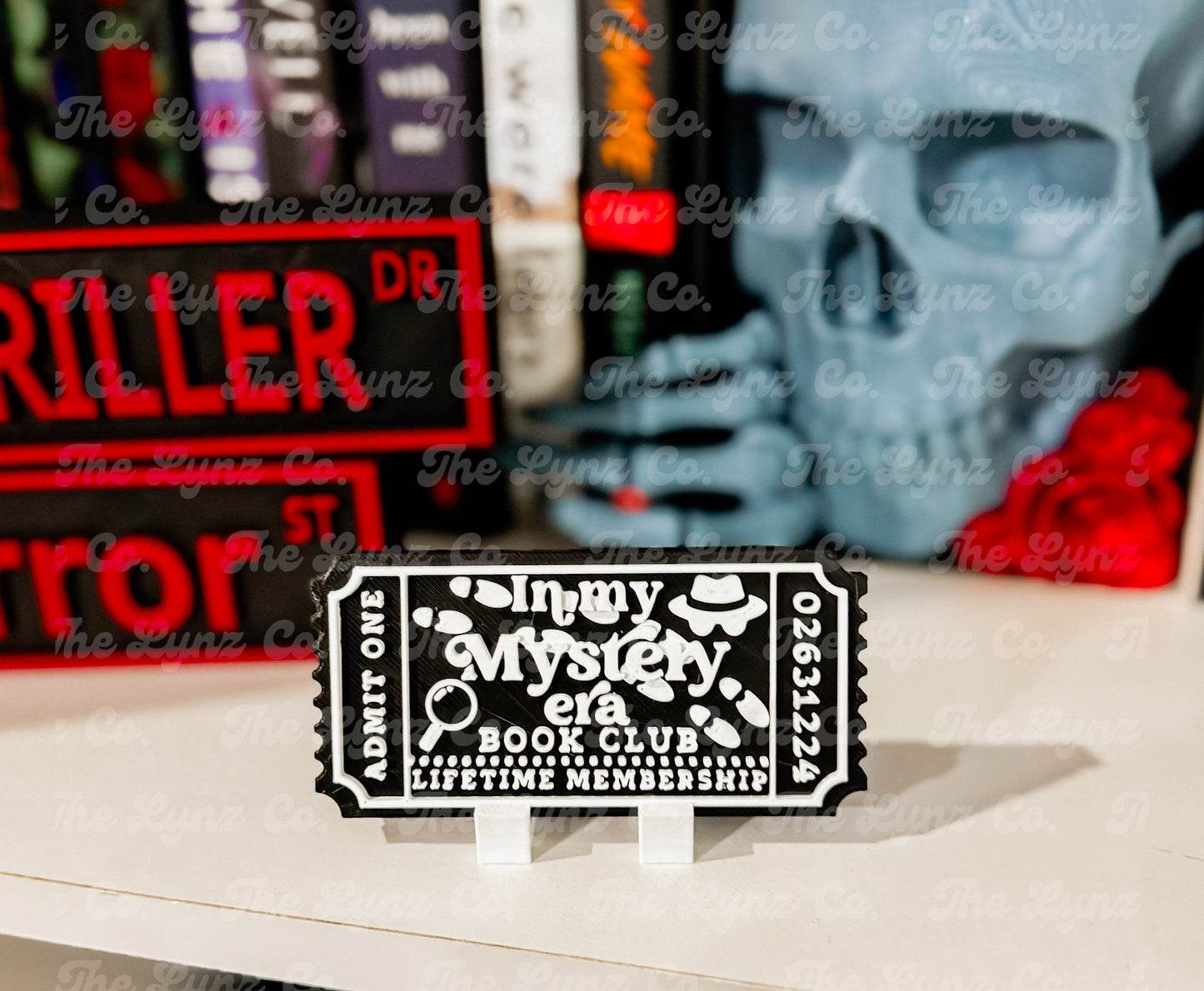 RTS “Ticket” Shelf Sign With Stand | Multiple Options